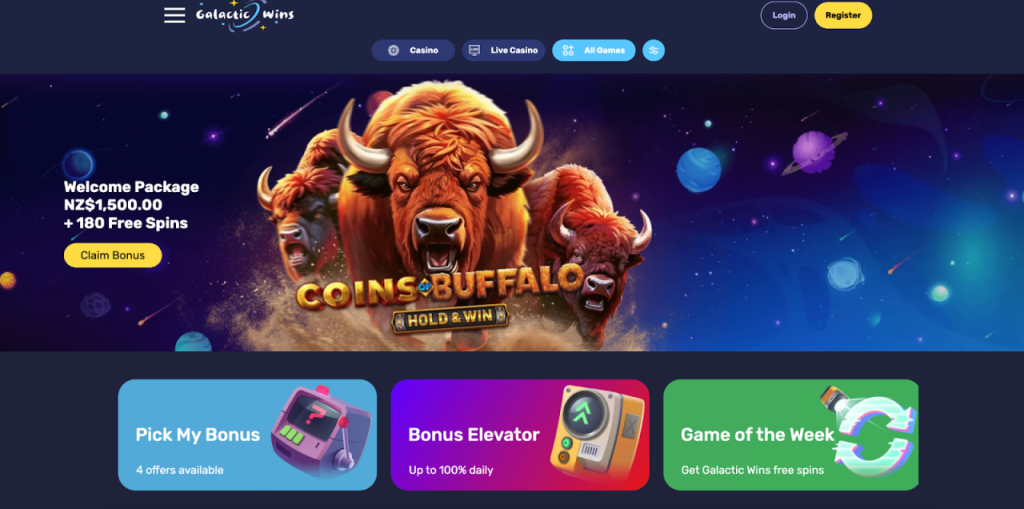 Galactic Wins Casino Image