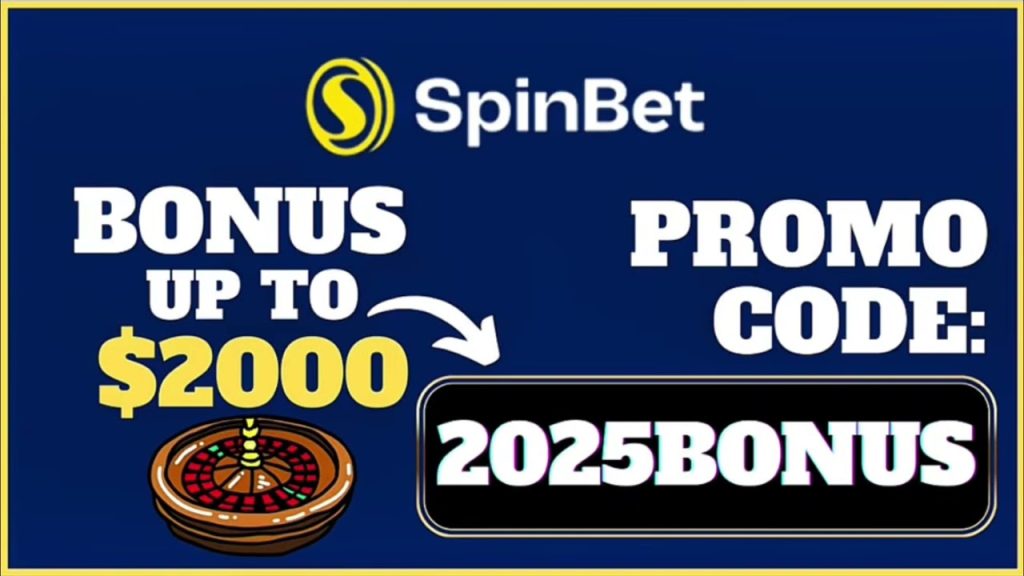 SpinBet promo code interface