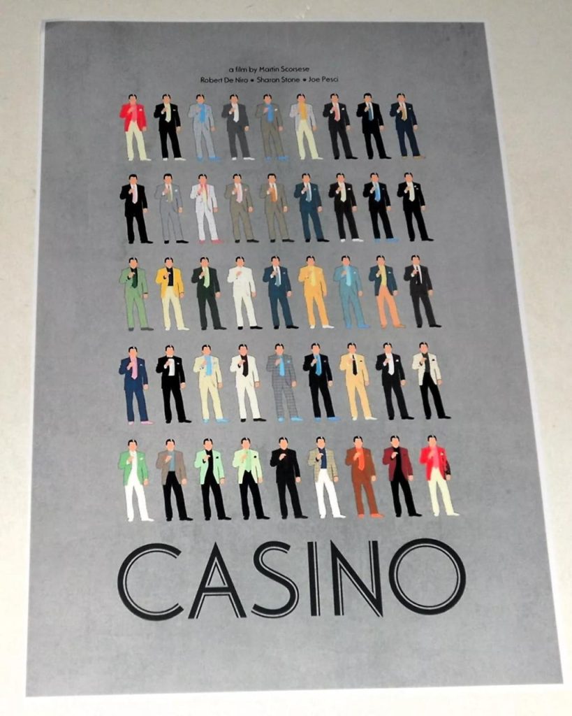 Casino-Thematisches Poster