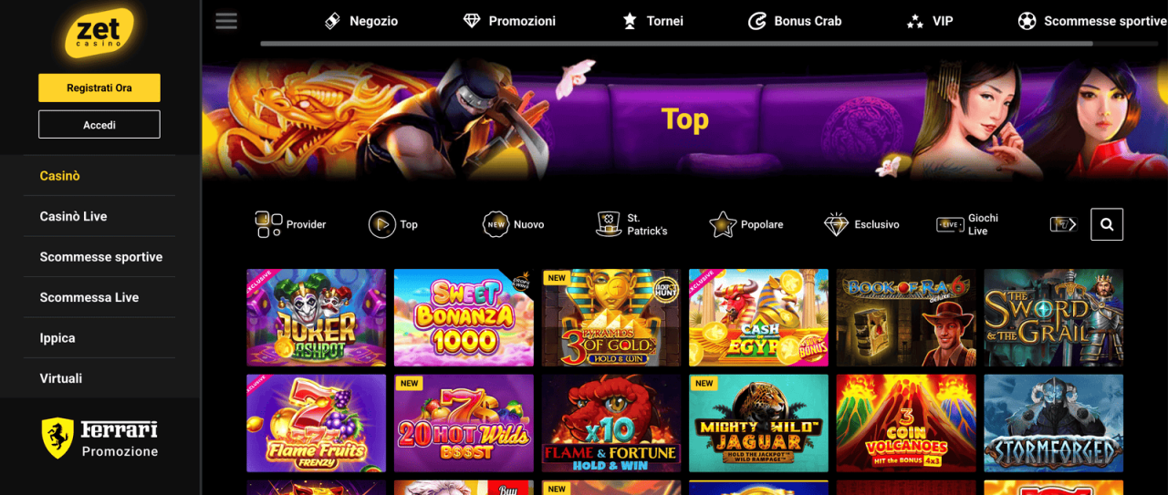 Slot Machine Zet Casino