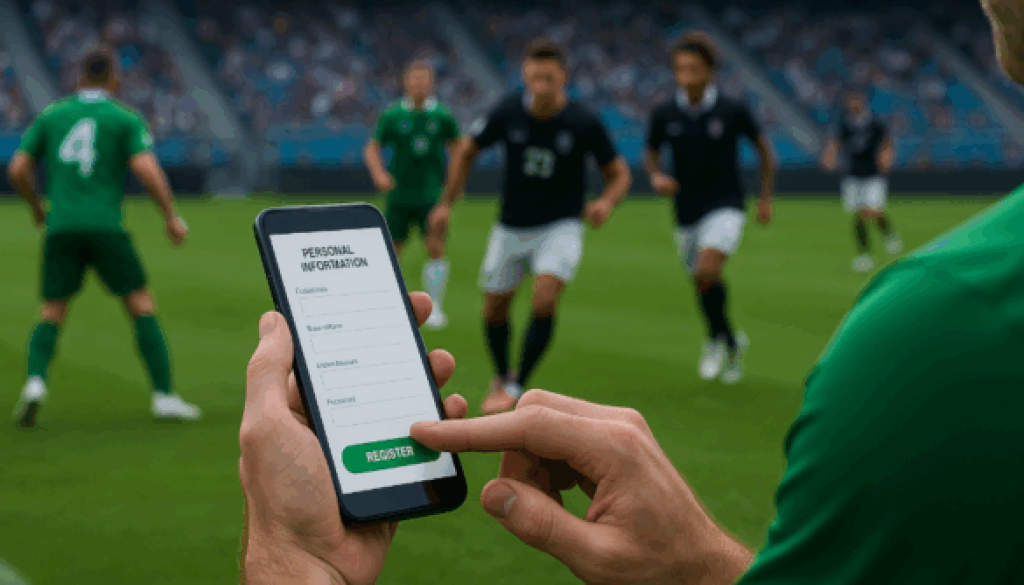 Przykład rejestracji online w kasynie