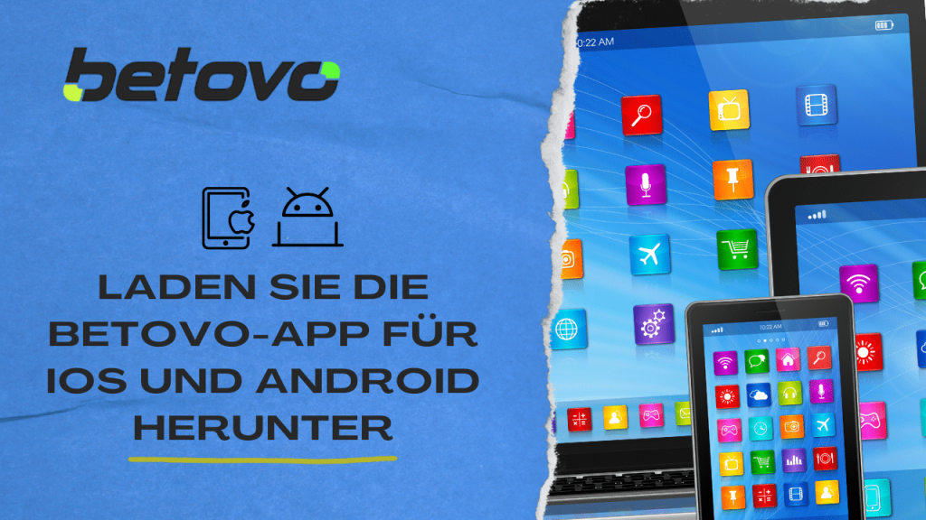 Schermate dell'app Betovo per iOS e Android che mostrano l'interfaccia di gioco