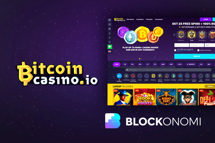 Bitcoin casino ilustracija za Vavada
