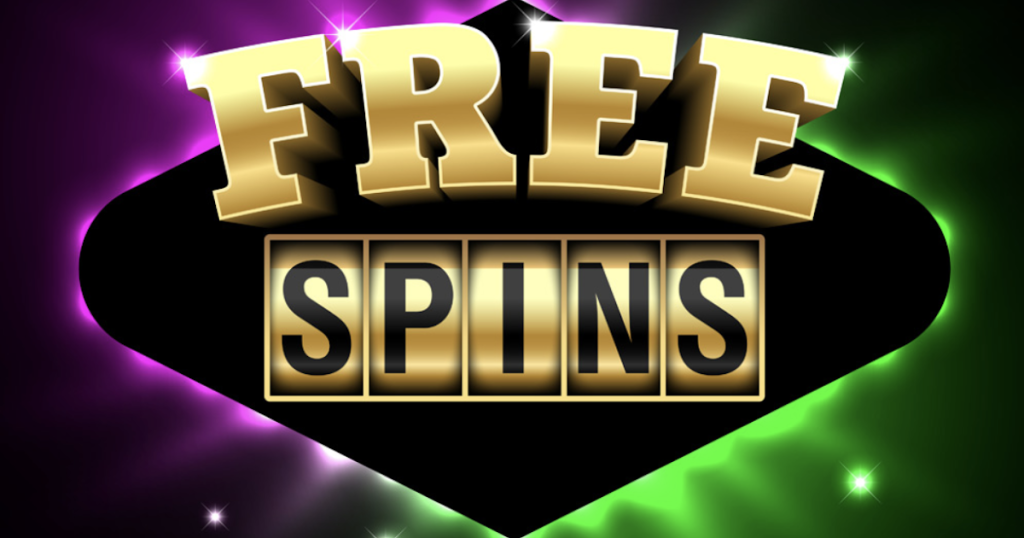 Visual representation of free spins casino bonuses